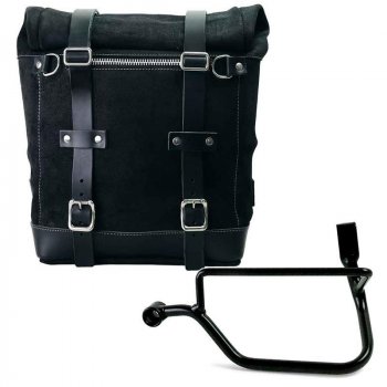 レザースプリットサイドバッグ+ Triumph Street Twin 900 SXフレーム (2016 今まで)