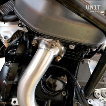 1250LC 触媒なしのマフラーマニホールド