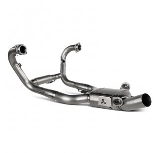 Akrapovic チタンエキゾーストマニホールド + エンジンライトディテクター EURO 5+ BMW R1300GS および ADV