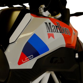 オリジナルBMW R12 G/Sサイドパネル用黒色保護ステッカー