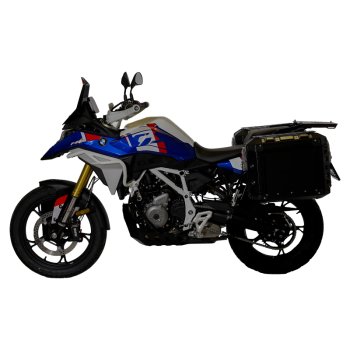 アトラス アルミバッグ ペア 39L+32L + アトラス アルミパニアフレーム BMW F450GS