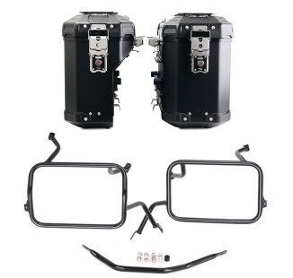 アトラス アルミバッグ ペア 39L+32L + アトラス アルミパニアフレーム BMW F450GS