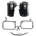 アトラス アルミバッグ ペア 39L+32L + アトラス アルミパニアフレーム BMW F450GS