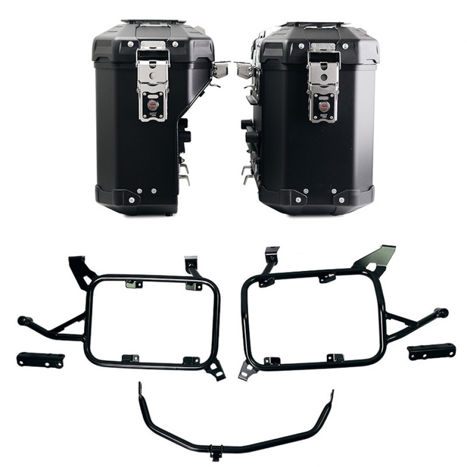 アトラス アルミバッグ ペア 39L+32L + アトラス アルミパニアフレーム BMW F850GS & ADV