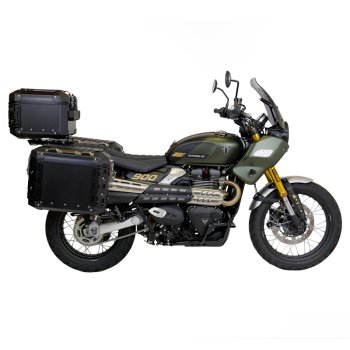 アトラス アルミバッグ ペア 39L+32L + アトラス製アルミ製パニアフレーム　トライアンフ ストリートスクランブラー900（2026年以降モデル対応）