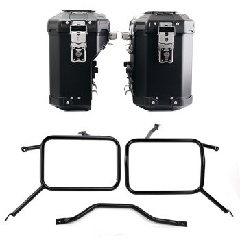 アトラス アルミバッグ ペア 39L+32L + アトラス製アルミ製パニアフレーム　トライアンフ ストリートスクランブラー900（2026年以降モデル対応）