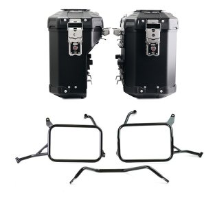 アトラス アルミバッグ ペア 39L+32L + Atlas Yamaha Ténéré 700 アルミニウム サドルバッグ フレーム