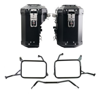 アトラス アルミバッグ ペア 39L+32L + Atlas Yamaha Ténéré 700 アルミニウム サドルバッグ フレーム