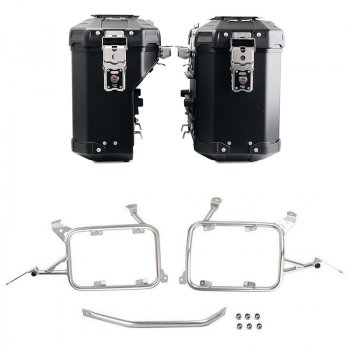 アトラス アルミバッグ ペア 39L+32L + アルミニウム製バッグフレームR1200GSLC-R1250GS＆ADV