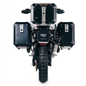 Atlas アルミバッグ 47L+41L ペア、BMW F900GS フレーム付き