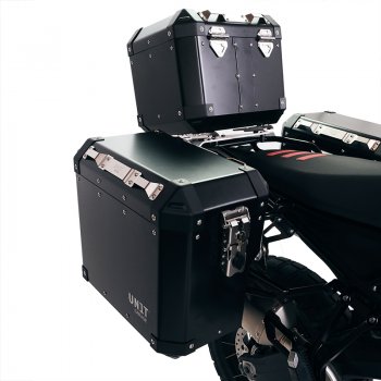 Atlas アルミバッグ 47L+41L ペア、BMW F900GS フレーム付き