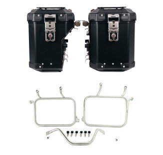 アトラス アルミパニエセット 48L+41L + Atlas アルミバッグ用 Ducati DesertX フレーム