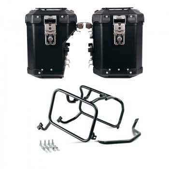 アトラス アルミパニエセット 48L+41L + Atlasアルミバッグ用KTMフレーム