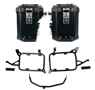 アトラス アルミパニエセット 48L+41L + アトラス アルミパニアフレーム BMW F850GS & ADV