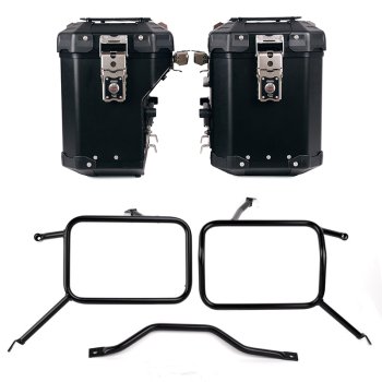 アトラス アルミパニエセット 48L+41L + アトラス製アルミ製パニアフレーム　トライアンフ ストリートスクランブラー900（2026年以降モデル対応）