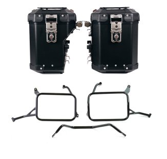 アトラス アルミパニエセット 48L+41L + Atlas Yamaha Ténéré 700 アルミニウム サドルバッグ フレーム