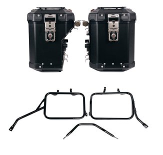 アトラス アルミパニエセット 48L+41L + Triumph Tracker 400 アルミサドルバッグフレーム