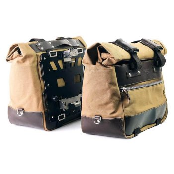 Canvas 40L - 50L の Cult サイドバッグ 1 組 + アルミプレート 1 組