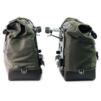 Canvas 40L - 50L の Cult サイドバッグ 1 組 + アルミプレート 1 組