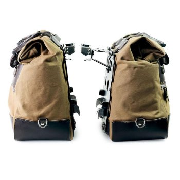 Canvas 40L - 50L の Cult サイドバッグ 1 組 + アルミプレート 1 組