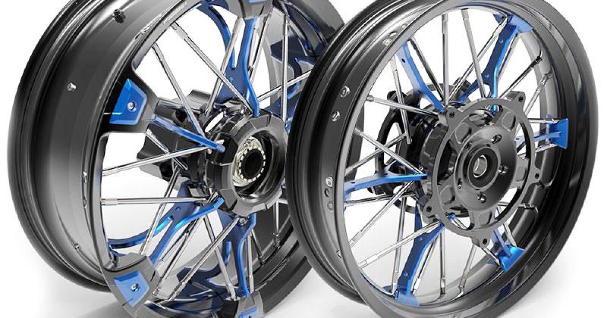 スポークホイールのペアR1200R 24M9 SX-Spiderチューブレス (2006-2012)