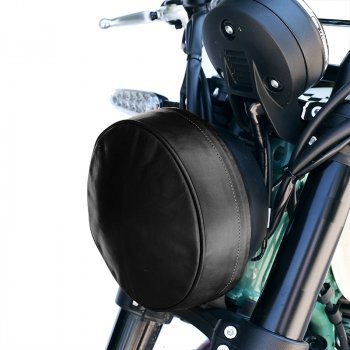 レザーヘッドライトカバー