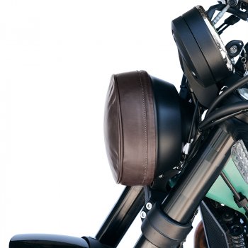 レザーヘッドライトカバー