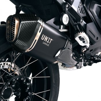 RADマフラー用カーボンヒートシールドカバー（コード4009）