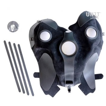 レザースプリットのタンクカバー