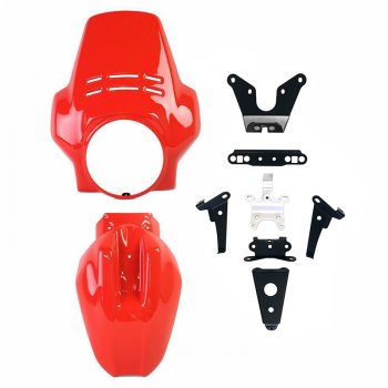 フェヌイユ スクリーン + フロント マッドガード BMW R12 NineT