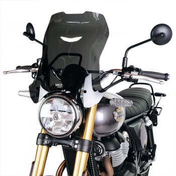GPS マウント付き XL ウインドシールド Royal Enfield Bear 650