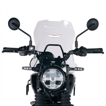 GPS マウント付き XL ウインドシールド Royal Enfield Guerrilla 450