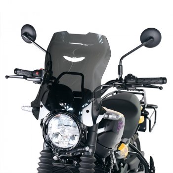 GPS マウント付き XL ウインドシールド Royal Enfield Guerrilla 450