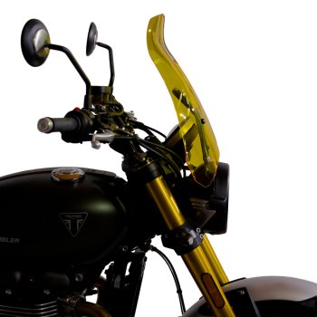 XLウインドシールド（GPSマウント付き）Triumph Street Scrambler 900（2026年以降モデル対応）