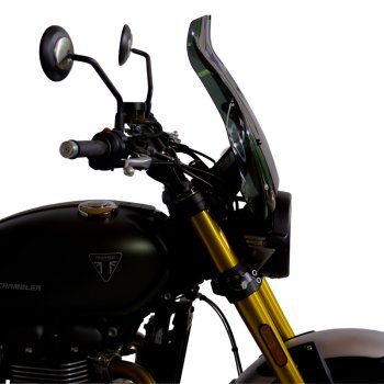 XLウインドシールド（GPSマウント付き）Triumph Street Scrambler 900（2026年以降モデル対応）