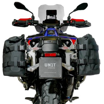 Khali TPU製サイドバッグ（35L～45L）2個 + BMW R1300GS ADV用アルミプレート2枚