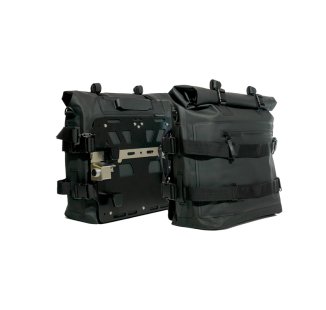 Khali TPU製サイドバッグ（35L～45L）2個 + BMW R1300GS ADV用アルミプレート2枚