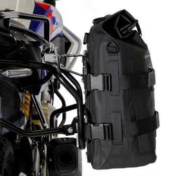 TPU35Lの2つのKhaliサイドバッグ-45L+アルミニウムプレートのペア + アトラス アルミパニアフレーム BMW F450GS