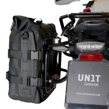 TPU35Lの2つのKhaliサイドバッグ-45L+アルミニウムプレートのペア + アトラス アルミパニアフレーム BMW F450GS