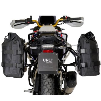 TPU35Lの2つのKhaliサイドバッグ-45L+アルミニウムプレートのペア + アトラス アルミパニアフレーム BMW F450GS