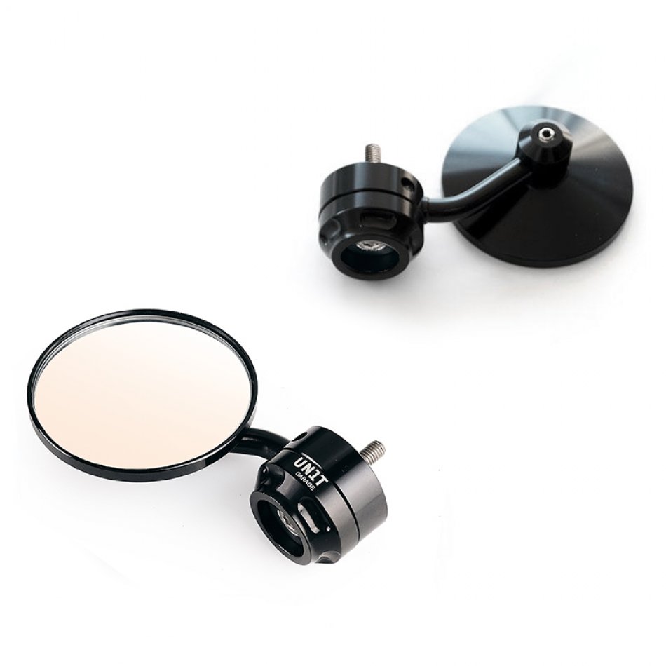 ロイヤルエンフィールド 2ミラーキット（エンドキャップ2個付き）