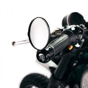 ロイヤルエンフィールド 2ミラーキット（エンドキャップ2個付き）