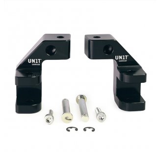 BMW R1300GS および ADV パッセンジャー用ローダウン フットレスト コンフォート キット