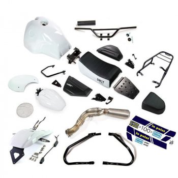 NineT PARIS DAKAR GR86キット、アクセサリ付き