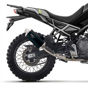 CF Moto 450MT エキゾースト (2024 年以降) 溶接部分が見える黒