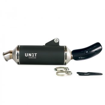 ロイヤル エンフィールド ヒマラヤン 450 ブラック ステンレススチール エキゾースト (2024 年以降)