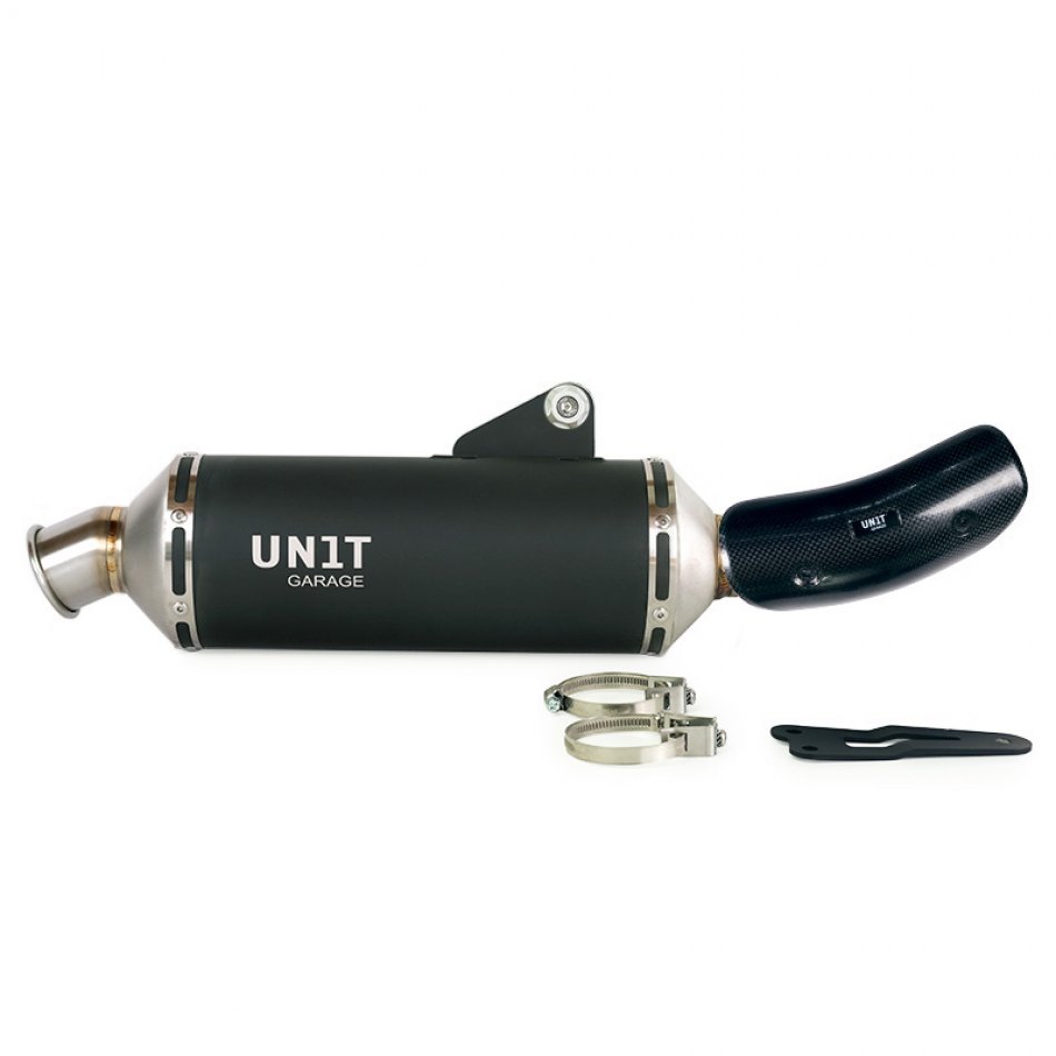 ロイヤル エンフィールド ヒマラヤン 450 ブラック ステンレススチール エキゾースト (2024 年以降)