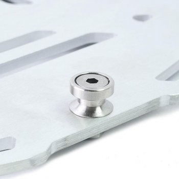 オリジナル BMW R1300GS ラゲッジ ラック用アトラス シルバー トップ ケース プレート