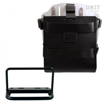 調節可能な革のフロント、クイックカップリングとフレームを備えたアルミニウムバッグホルダー