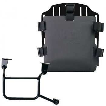 調整可能なハイパロンフロントとクイックカップリングを備えたアルミニウムバッグホルダー + ホンダCRF1100Lアフリカツイン＆アドベンチャースポーツフレーム（2024年以降）右